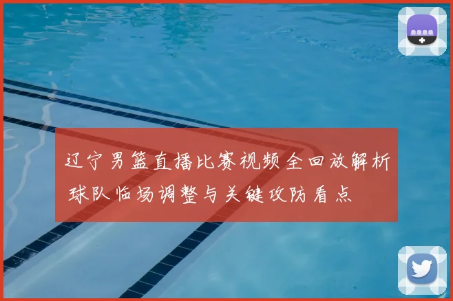 辽宁男篮直播比赛视频全回放解析 球队临场调整与关键攻防看点